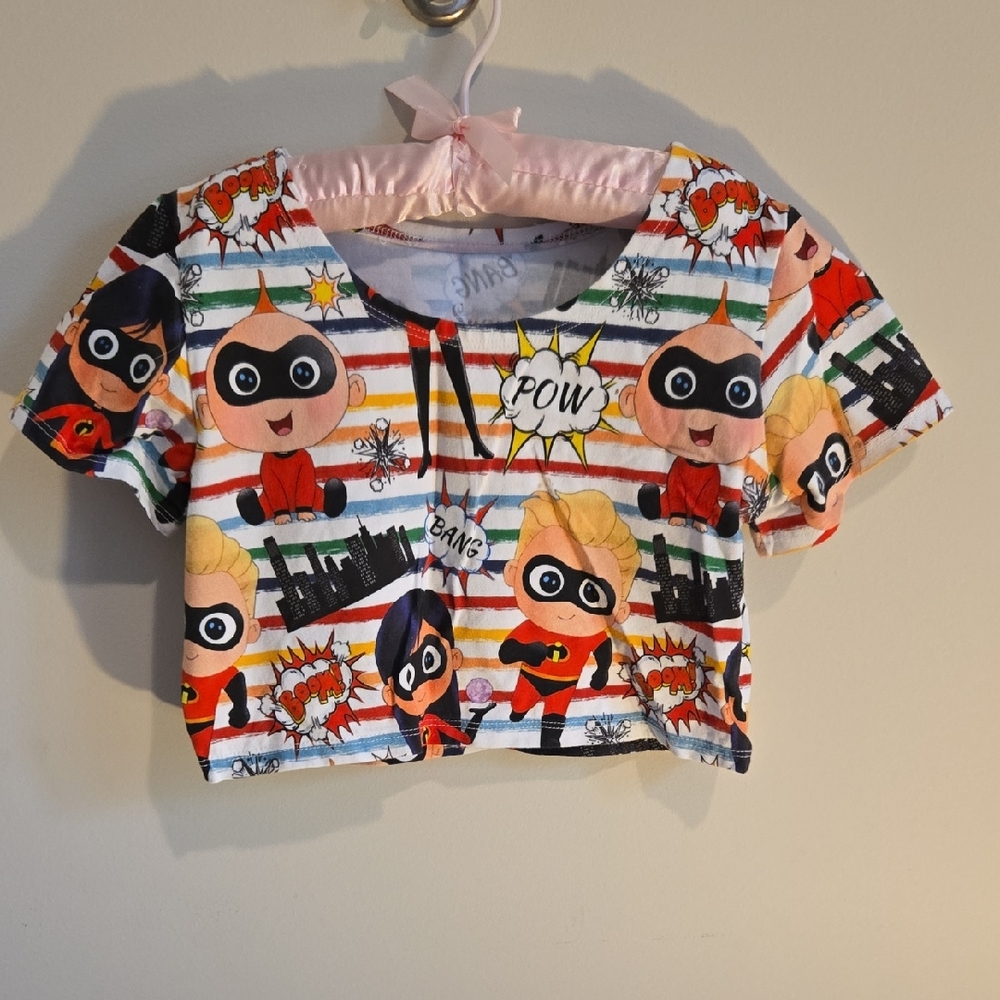 Incredibles Knit Girls Crop Top 14